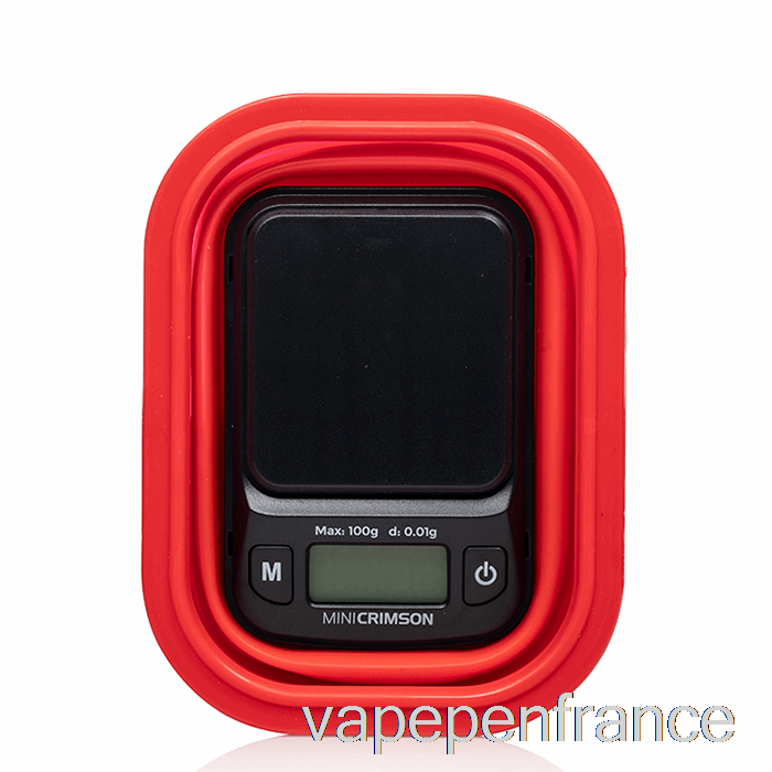 Truweigh Mini Balance Numérique Pourpre Avec Bol Pliable Stylo Vape Bol Rouge